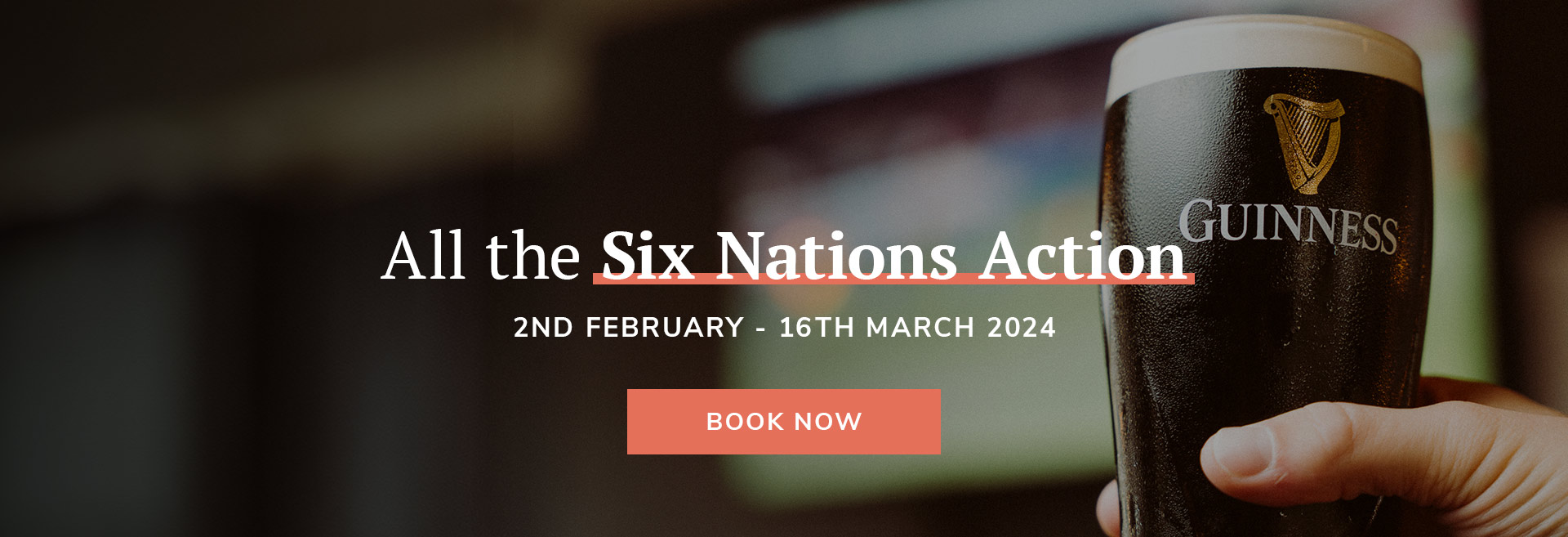 Rugby Six Nations 2024 at The Castle Farringdon