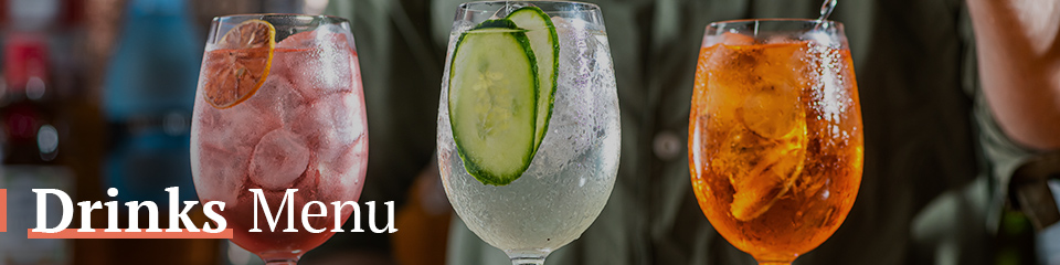 Drinks Menu at The Castle Farringdon